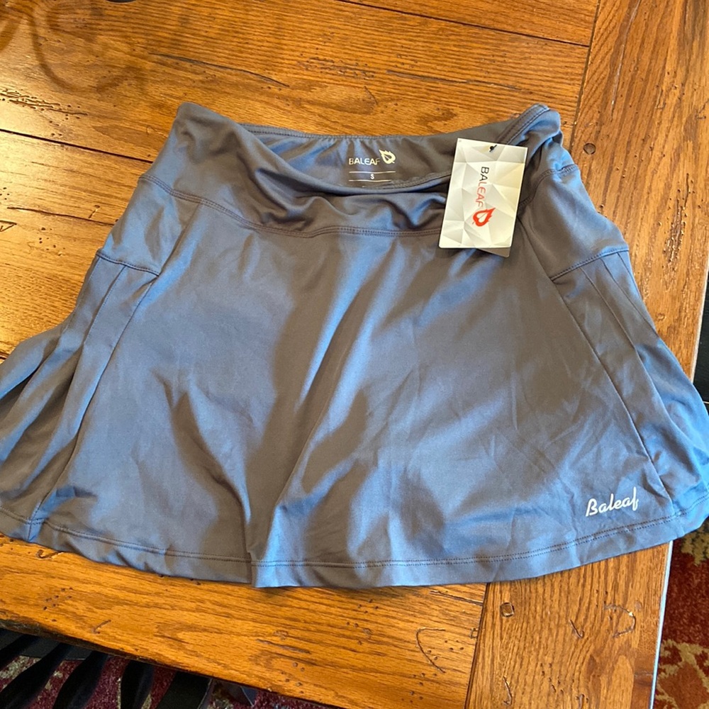 Grey Tennis Skirt with built in shorts